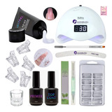 Kit Unha Polygel Poligel 30g Cabine Sun 5 Presilha Acrílica