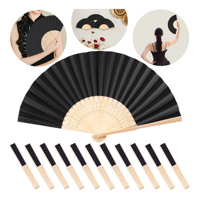 12 Abanico De Mano Plegable Madera Boda Recuerdo Monbelle | MercadoLibre