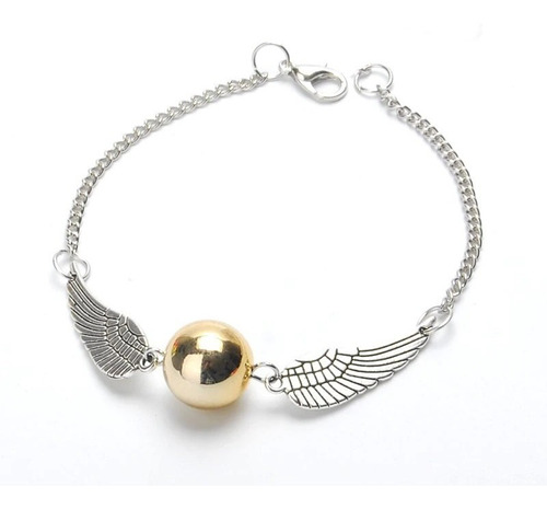 Pulsera Snitch Harry Potter Plata .925 Pareja Amor