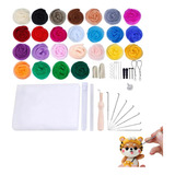 Kit Para Principiantes De Costura De Fieltro De 25 Colores