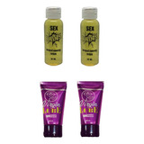 Pack X4 Lubricante Estrechante + Viagra Liquido