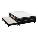 Conjunto Box-c/ Auxiliar-colchão Castor D33+cama Branco