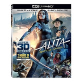 Blu Ray 4k Ultra Hd + 3d Alita Estreno Original