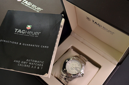 Tag Heuer Aquaracer Submariner 2000 Day Date Silver Waf2011