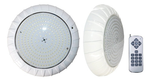 Lámpara De Piscina De Sobreponer Borde Blanco 18w Rgb/wifi