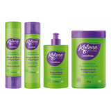 Kit Kolene Curvaturas Shampoo+cond+masc+creme Pentear