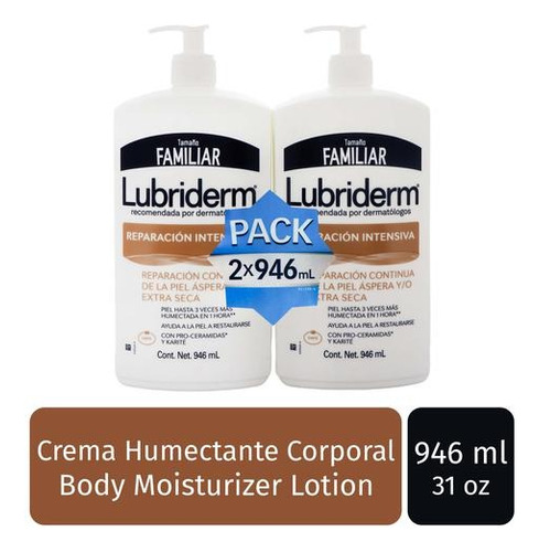 Lubriderm Reparación 946 Ml X 2 - mL a $77