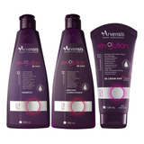 Kit Shampoo + Condicionador + Cream Bb Hair Revolution Arvensis