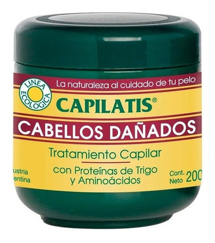 Capilatis Tratamiento Cabellos Dañado Linea Ecológica 200 G