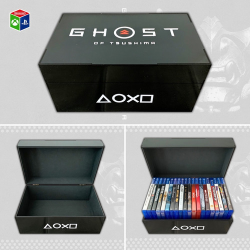 Porta Jogos Case Ps3/ps4 Ghost Of Tshushima