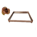 Bandeja Para Decoração 1 Peça Cor Rose Gold Lavabo Banheiro