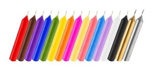 Velas Cortas Lisas Iluminarte X100u ¡¡¡¡super Oferta!!!!