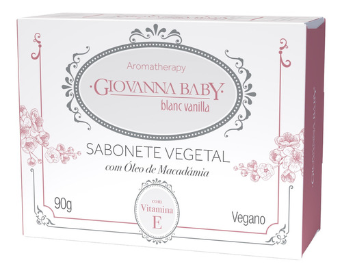 Sabonete Hidratante Em Barra Giovanna Baby Vanilla 90g 1un