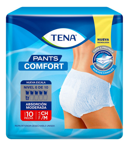 Tena Pants Comfort 10 Unidades Ch/m