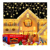 Luces De Navidad Y Decorativas Dosyu Dy-ice300l-csc 6m De Largo 110v - 120v - Blanco Cálido Con Cable Transparente