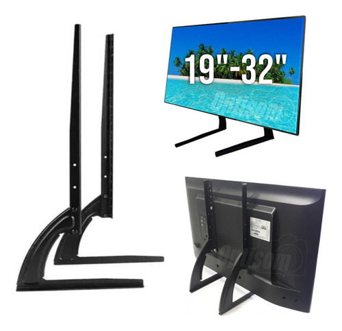 Suporte Base Mesa Mxt Para Tv Monitor LG Samsung 19 A 32 Pol