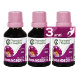 Kit 3 Óleo De Rosa Mosqueta Pharmakos 30ml