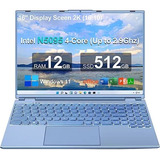 Ultrabook  Aocwei A6 Blue 16 , Intel Celeron N5095  12gb De Ram 512gb Ssd, Gráficos Intel Uhd 16 Ue 60 Hz 1920x1200px Windows 11 Home