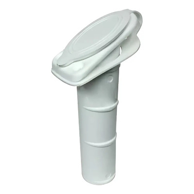Posa Caña De Embutir Corto Con Tapa Blanco\u002Fnegro Color Blanco | MercadoLibre