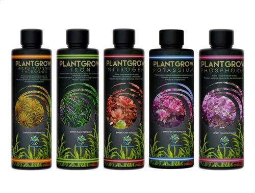 Kit 5x Fertilizantes Aquario Plantado Plant Grow 250ml