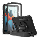 Funda Uso Rudo Con Correa Para Galaxy Tab S7 Fe 12.4 Kit 7pz
