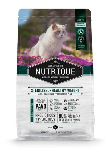Nutrique Gato Adulto Joven Steril/weight X 2 Kg Kangoo Pet