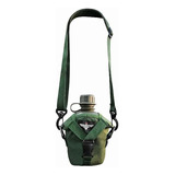 Cantil + Porta Cantil Com Alça Molle Rapina Militar Verde