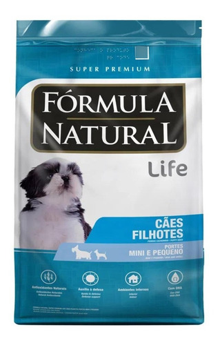 Formula Natural Life Filhotes Caes 2,5 Kg