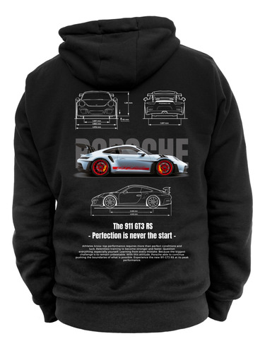 Sudadera Con Cierre Y Gorro Porsche 911 Gt3 Rs