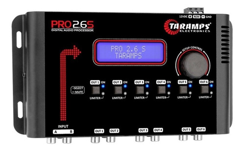 Taramps Processador De Áudio Pro 2.6s Pro 2.6 S Crossover 
