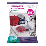 Saco Embalagem A Vácuo Bag Organizador Roupa Viagem 50x70 Cm