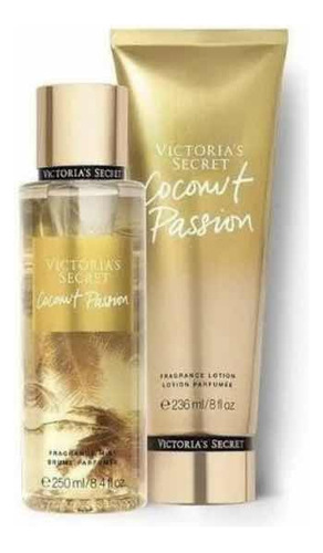 Kit Body Splash Hidratante Coconut Passion Victoria's Secret