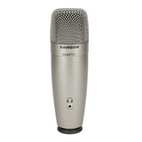 Microfone Samson Condensador De Estúdio Usb Tripé C01u Pro