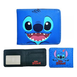 Cartera Stich Disney Lilo Billetera Azul Angel Envio F