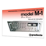 Manual Colorido Do Mixer Gradiente M-1 (versão Prata) 