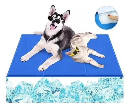Colchon Refrescante Para Mascotas Perros Gatos 45cm X 60cm