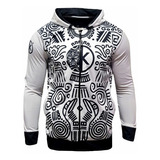 Campera Canguro Kapho Futbol Azteca Blanca Adultos