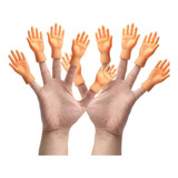 10 Mãos Borracha Para Dedo Mínimo, Design Divertido E