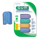 Tapa Protector Para Cepillo Dental Gum 4 Piezas Cu 3 Packs 