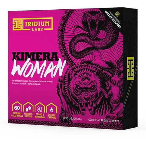 Kimera Woman 60 Cáps - Termogênico Feminino - Iridium Labs