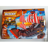 Bloques Encastre Blocky Piratas 560 Piezas Usado (leer)