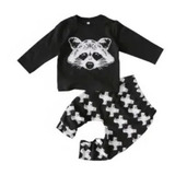 Pijama Polera Y Pantalón Algodón Estampado Bebé 9-12 Meses