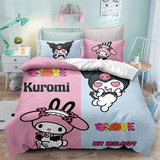 New Juego De Cama My Melody And Kuromi Tamaño Doble