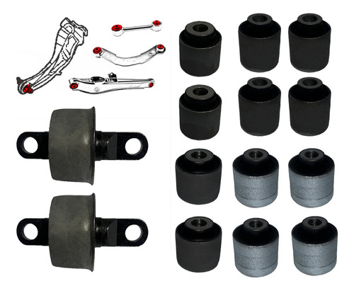 Bujes De Suspension Trasera Dodge Caliber 2007 - 2012