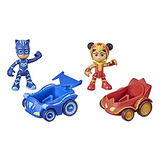 Conjunto De Brinquedos Pj Masks Catboy Vs An Yu Battle Racer