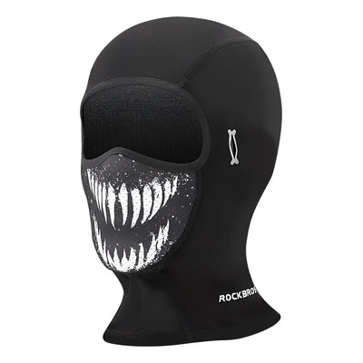 Pasamontañas De Forro Polar Rockbros, A Prueba De Viento, Pa
