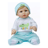 Bebe Reborn Boneco Menino 100% Silicone 47 Cm - Lipe - Full