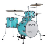 Bateria Odery Cafejazz Bumbo 16 Shell Pack Cor Surf Green