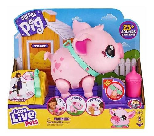 Little Live Pets My Pet Pig Porquinho Piggly - Fun