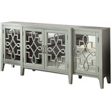 Acme Muebles Kacia Mesa Consola - - Gris Antiguo